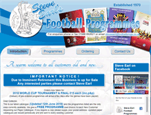 Tablet Screenshot of footballprogs.co.uk